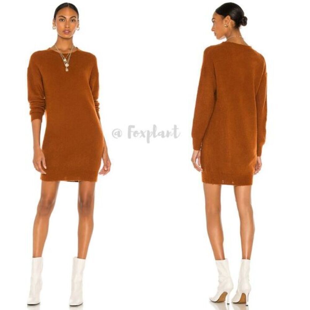 NEW Line &‎ Dot Mika Sweater Dress in Brown, size XS